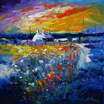 A South End Sunset Isle of Gigha 30x30 A South End Sunset Isle of Gigha 30x30
